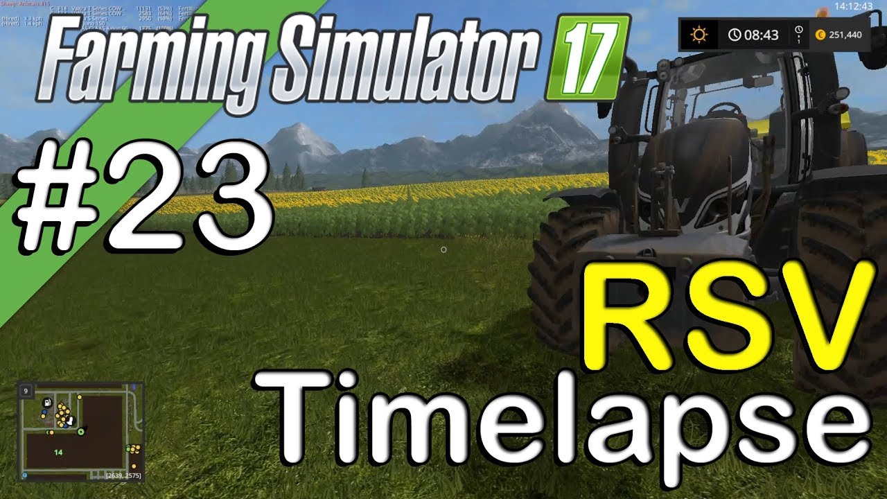 Farming Simulator 2017 - RSV - Timelapse #23 - Cows in the Farm ???