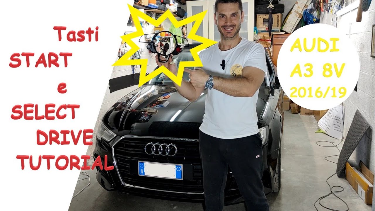 TASTI AL VOLANTE START E STOP E DRIVE SELECT AUDI