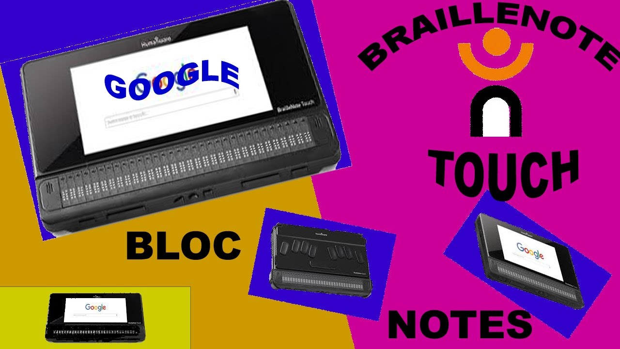 Bloc-Note Braille Note Touch  Tablette Tactile Android