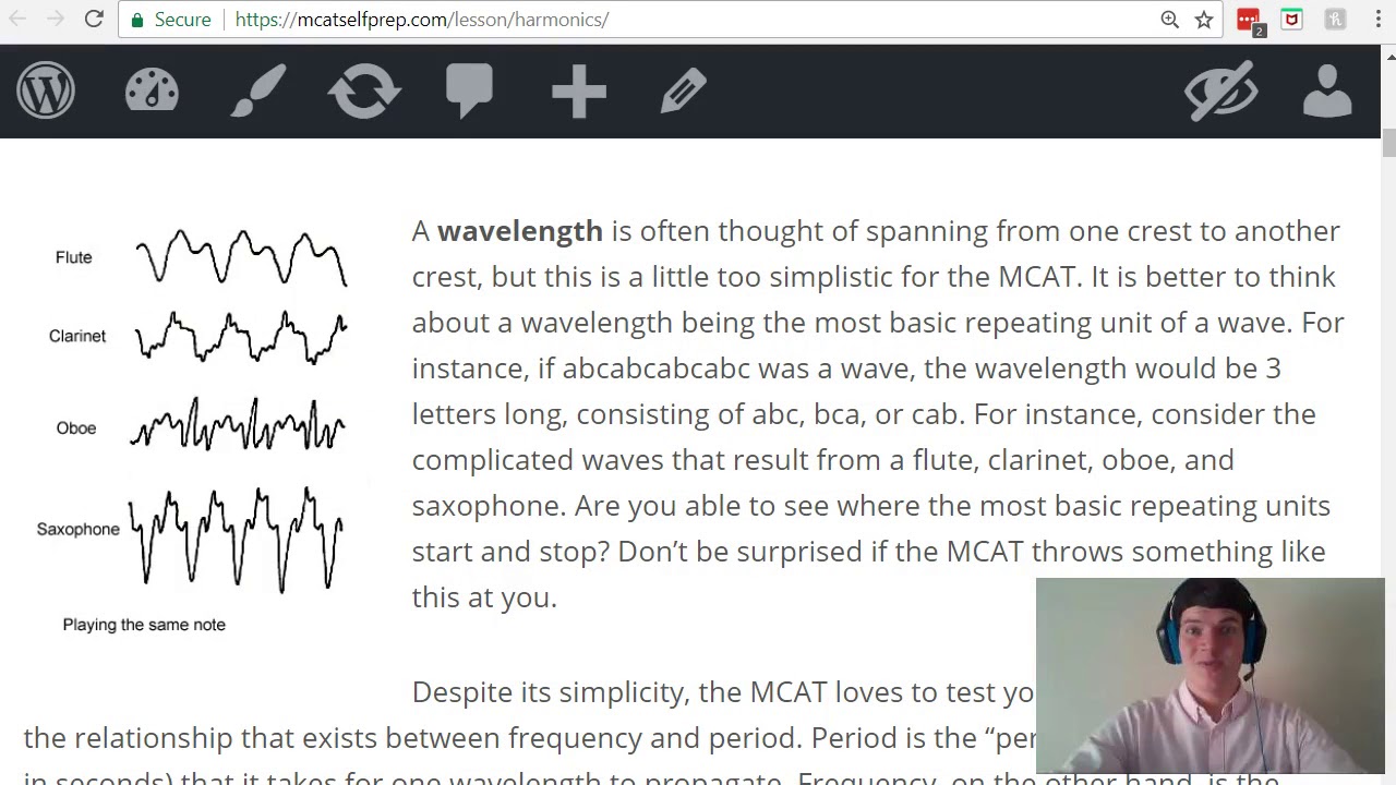 MCAT Question of the Day: Wavelength