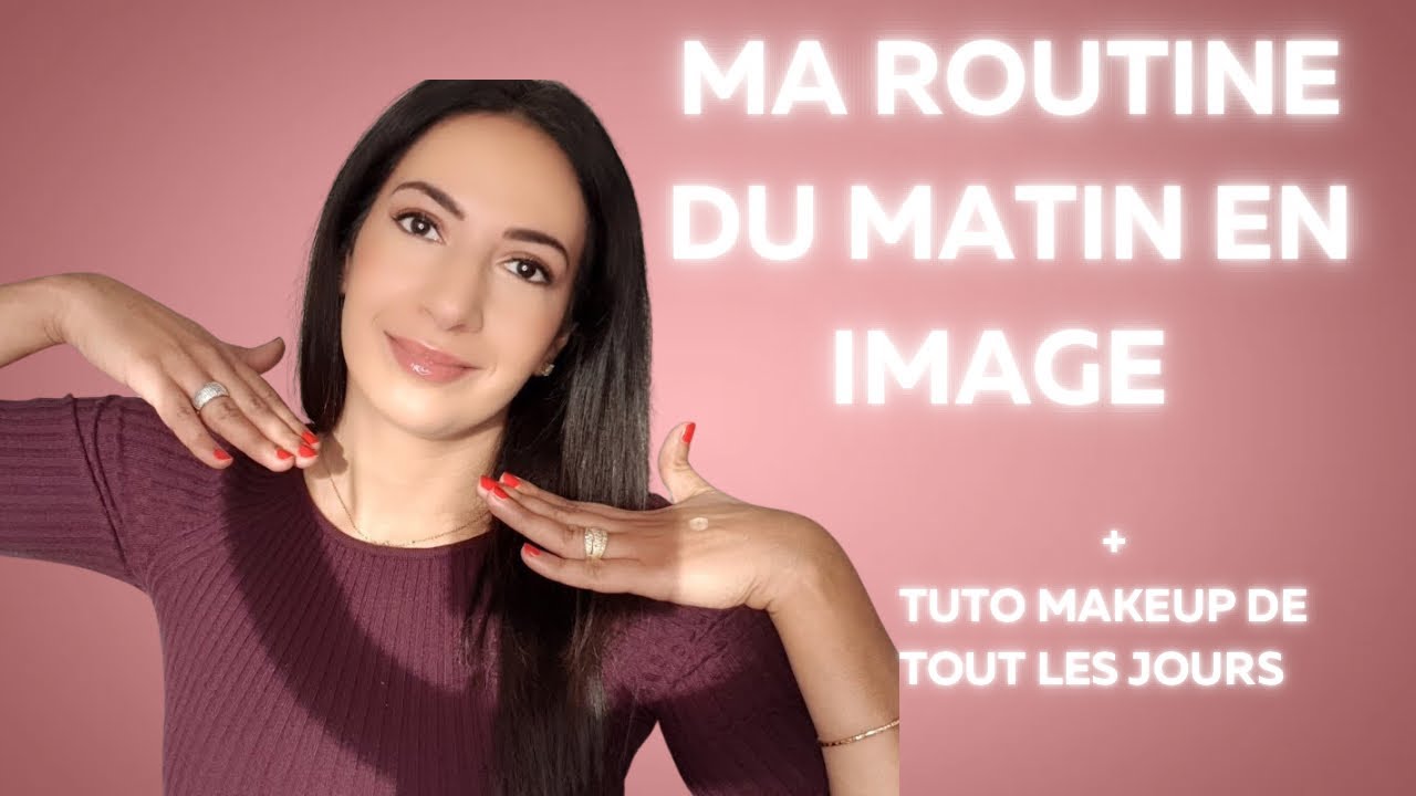 MA ROUTINE DU MATIN : anti poches, anti cernes , anti taches ,anti-âge et hydratante