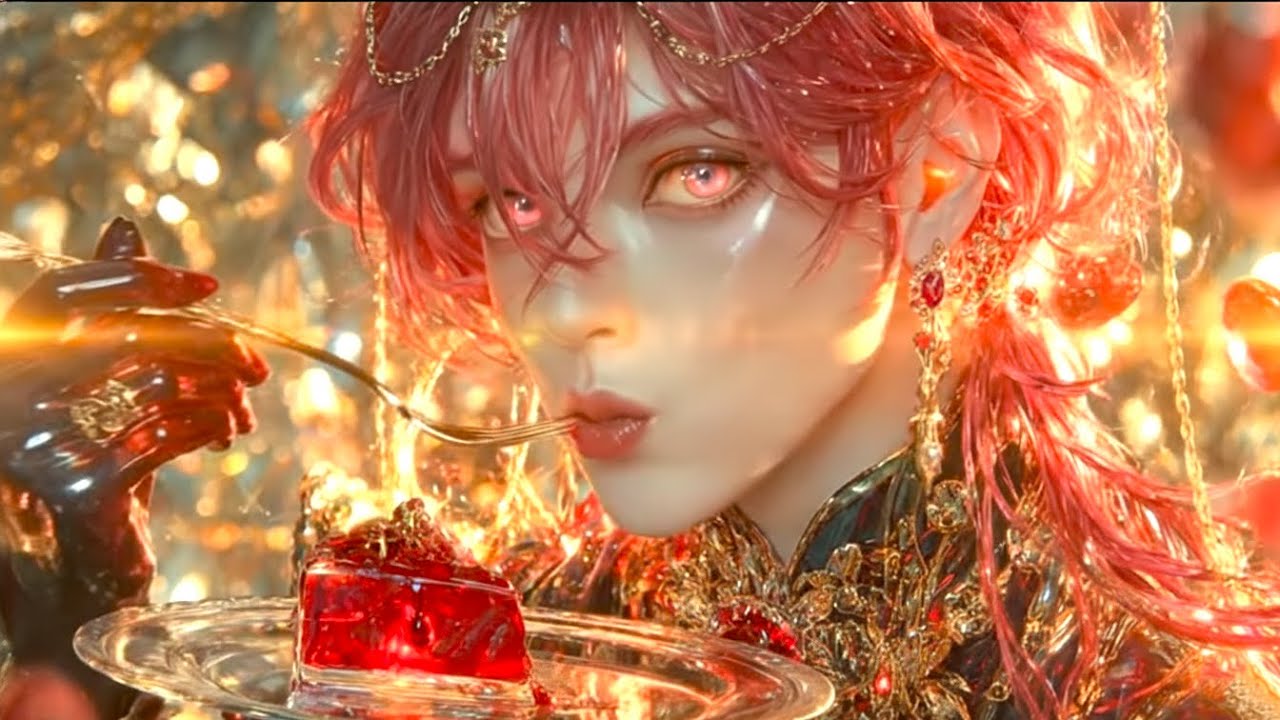 【ASMR】誕生石のスイーツを食べる12人のガラス人間たち🍰💫音と光に癒される🎧✨ #glassdoll #aiasmr #aivideo #aiart