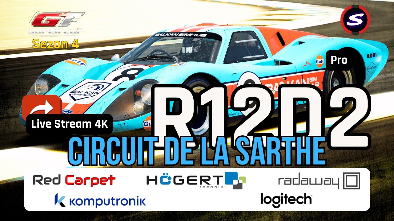 GRAN TURISMO SUPER CUP 4 | R12D2 PRO | LIVE STREAM PL 🏁