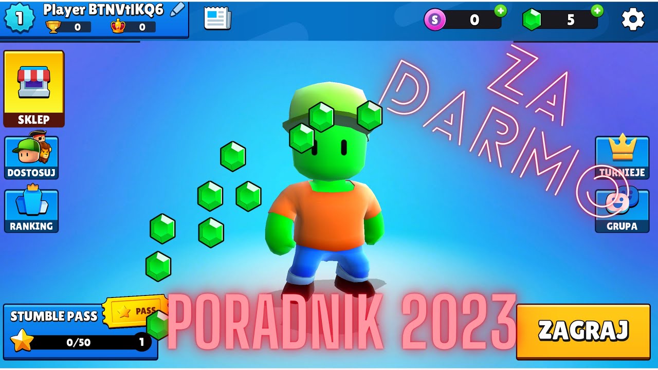 Stumble Guys jak pobrać na komputer, laptop za darmo. Poradnik 2023.
