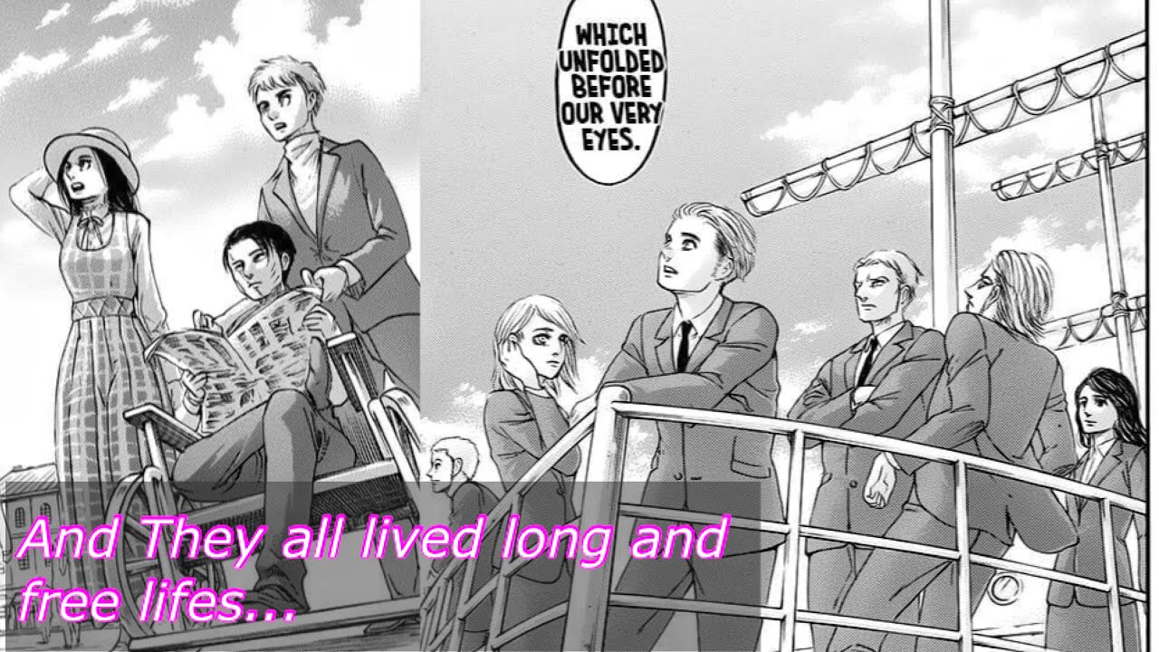 Characters Who Survived Till The End And Their Last Scenes- Attack on Titan Ending