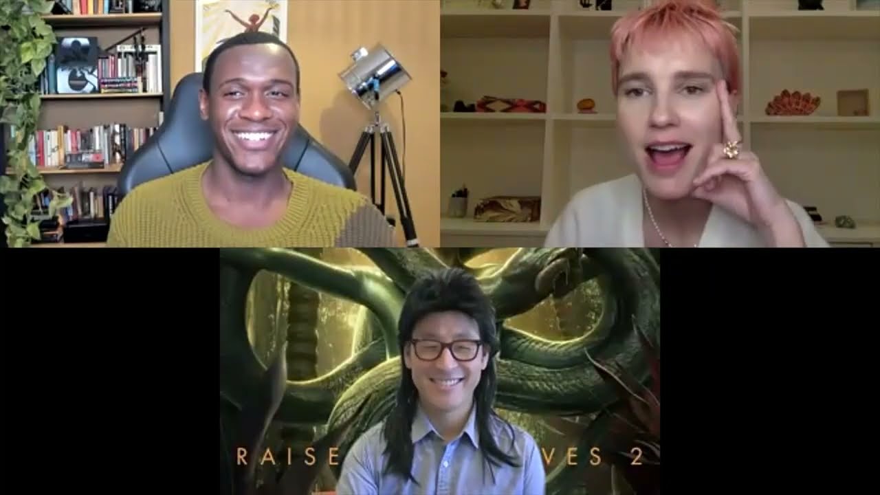 Raised by Wolves Season 2 Interview with Amanda Collin & Abubakar Salim | HBO Max