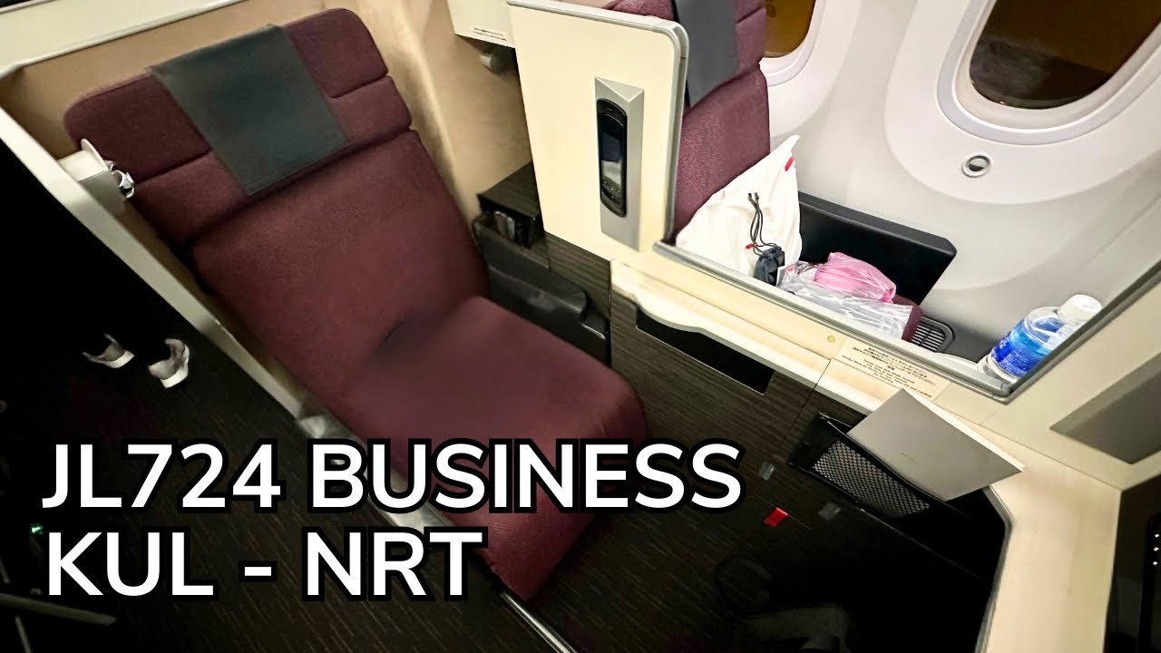 Обзор рейса бизнес-класса JL724 Japan Airlines 787-9 из Куала-Лумпура в Токио (Нарита) в апреле 2...