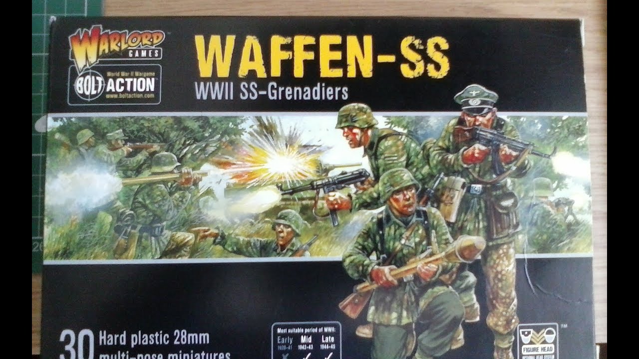 Warlord games Waffen SS ww2,first 6 built