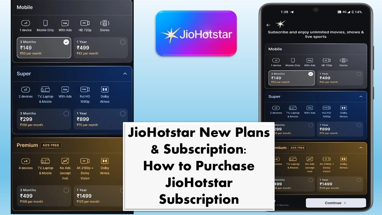 JioHotstar New Plans & Subscription: How to Purchase JioHotstar Subscription