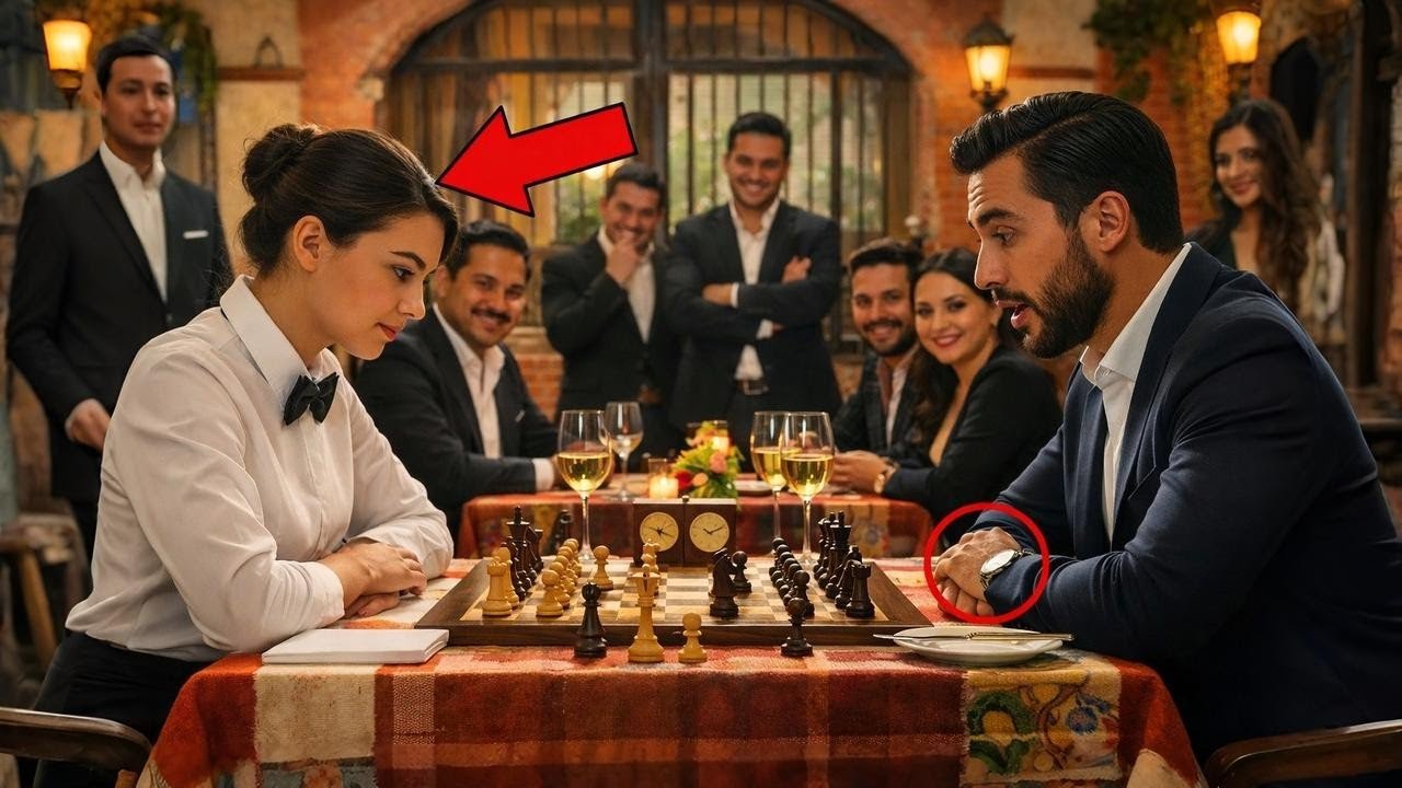 Millonario Retó a Mesera a Jugar Ajedrez por Diversión… ¡No Sabía que Era un GENIO!