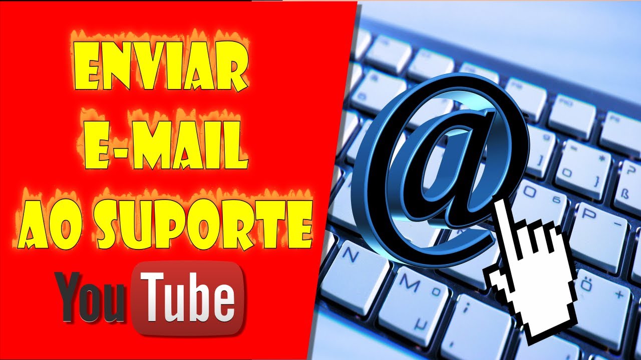 Como Enviar E-MAIL Para o YouTube - Suporte ao Criador de Conte&uacute;do