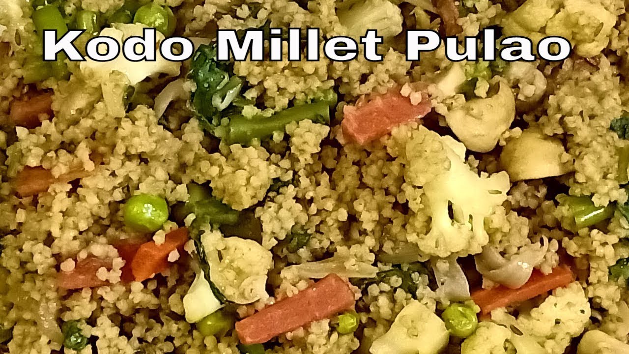 Millet Pulao | Kodo Millet Pulao Recipe | How To Make Millet Pulao | Millet Recipes | Dr Khadar Vali