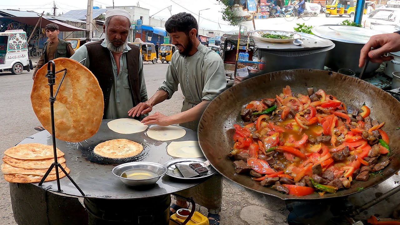 How Street Food Dishes are Expertly Made on the Spot | Early Paratha and Liver | Street Food