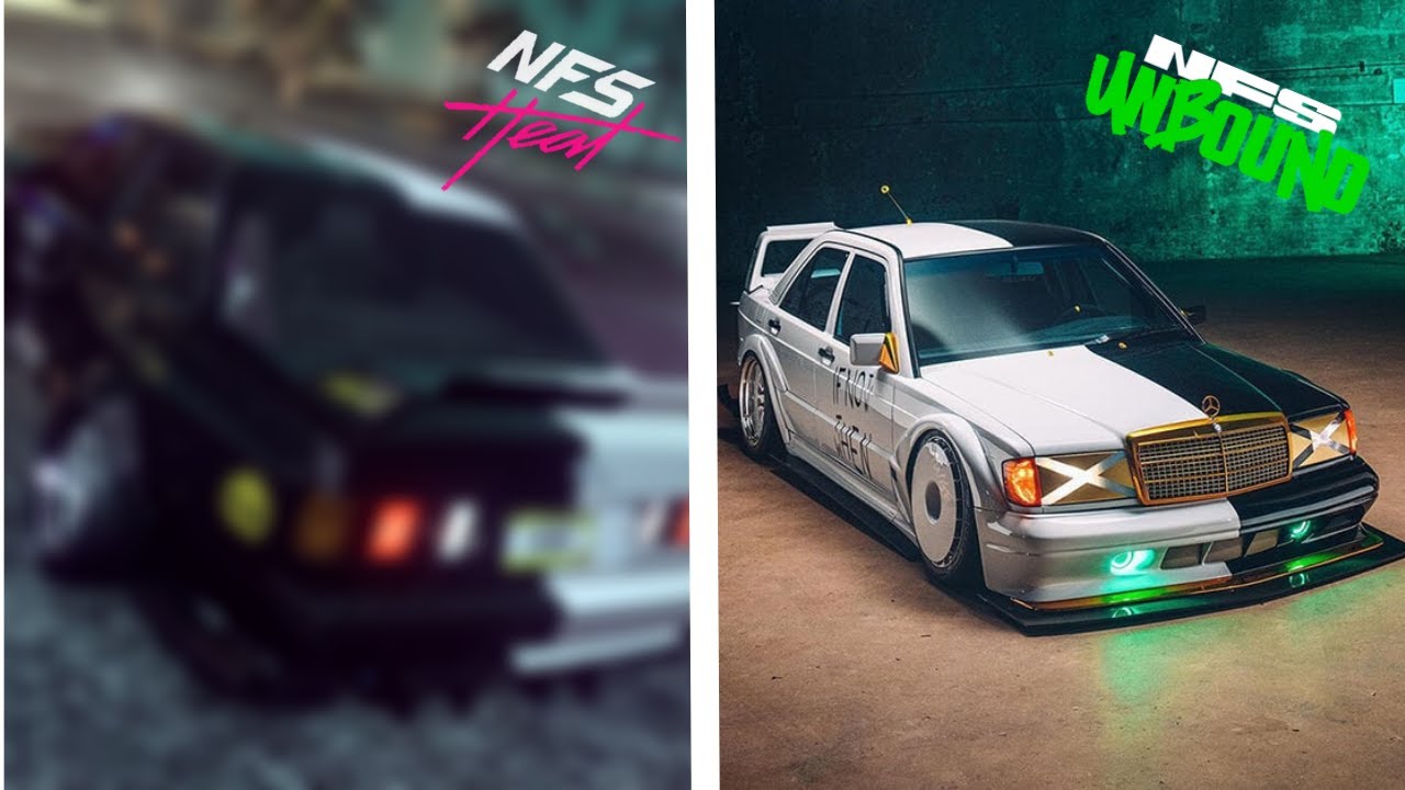 7 Car Designs from NFS Unbound created in NFS Heat