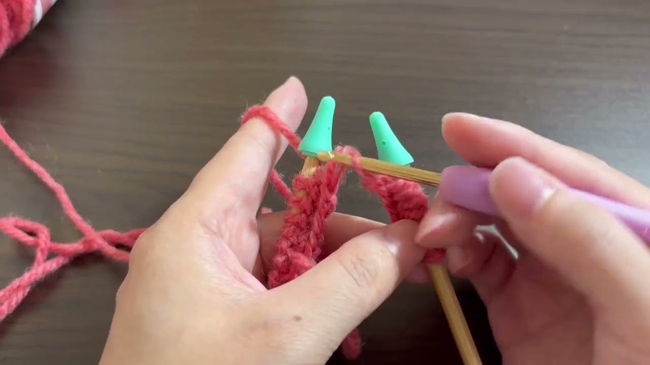 【棒針】指で作る、作り目を落として無くなってしまった時の直し方！！