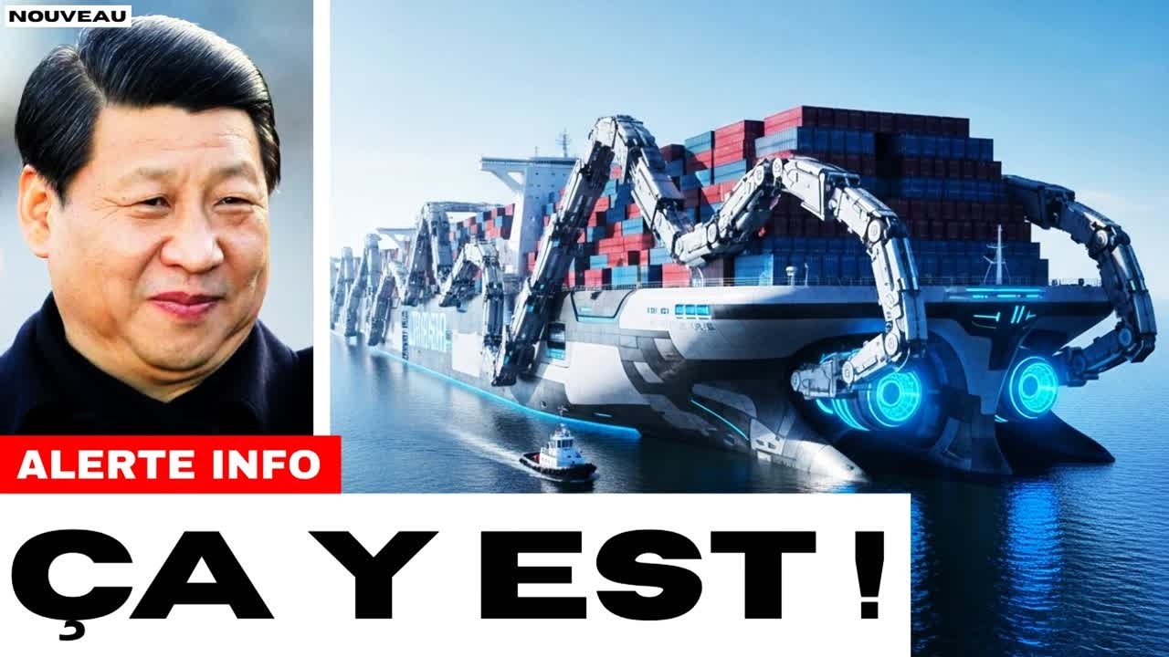 Ce nouveau NAVIRE CHINOIS SANS ÉQUIPAGE va BOULEVERSER le commerce mondial