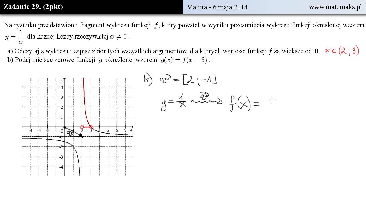 Zadanie 29 - Matura - 6 maja 2014