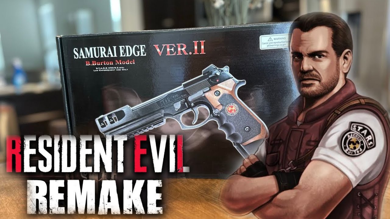 Resident Evil REMAKE B. Burton Samurai Edge WE TECH Unboxing and Review