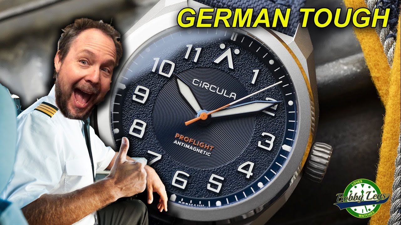Часы Pilot Watch, созданные GERMAN Tough — Circula ProFlight