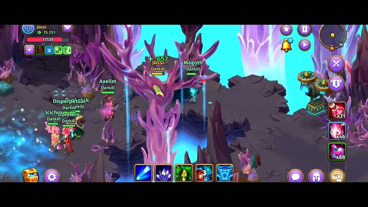 Skylore MMORPG - DARKILL Guild - Guild PVP - Darkill vs Sétima Casa and Garuda