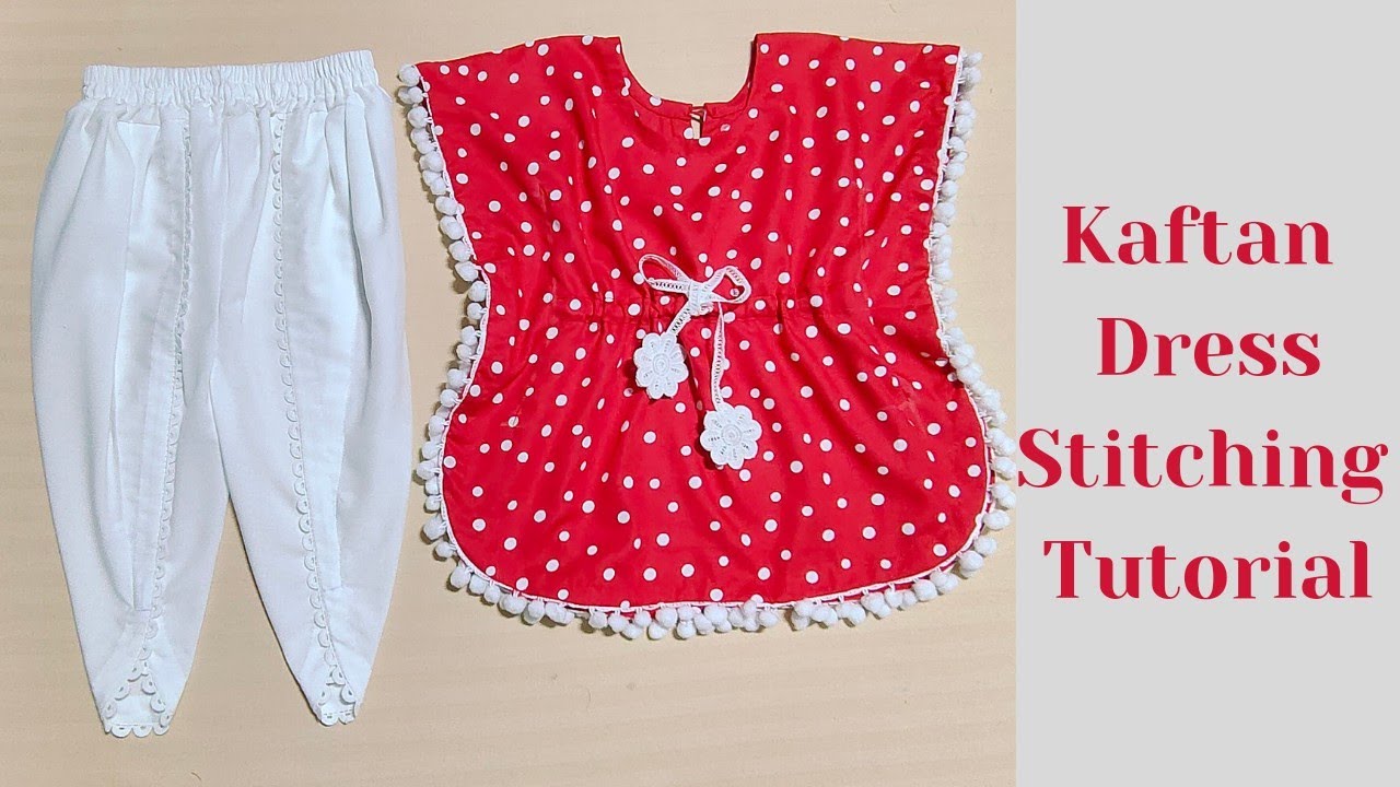 Latest trend//kaftan dress cutting and stitching tutorial || Fab Stitch