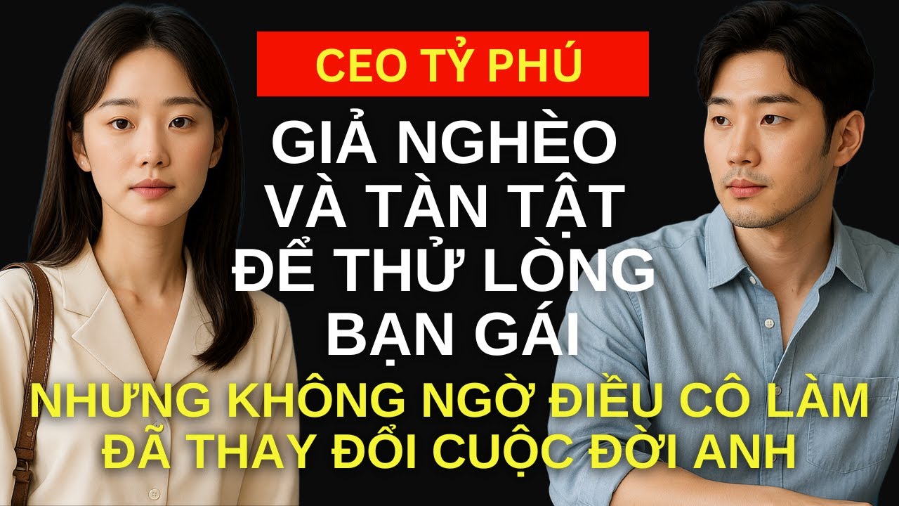 Tỷ phú giả vờ mình nghèo khó và bại liệt, không ngờ điều cô gái nghèo làm đã thay đổi cuộc đời anh