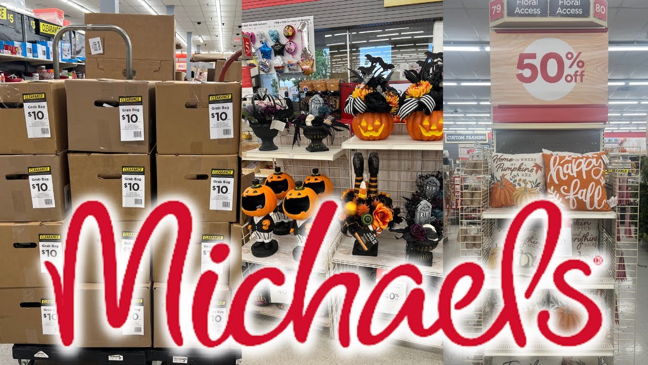 MICHAELS GRAB BAGS IS IT WORTH IT - CLEARANCE ON FALL & HALLOWEEN
