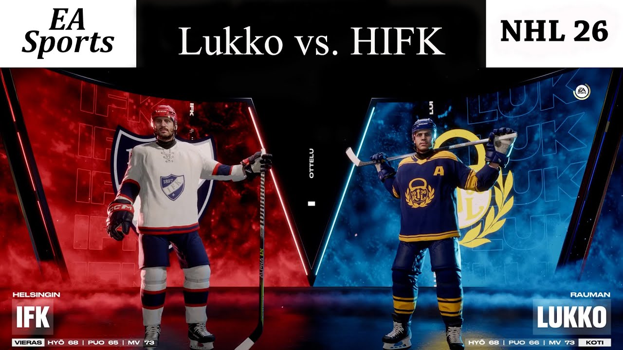 NHL 26 - Liiga - Lukko vs. HIFK