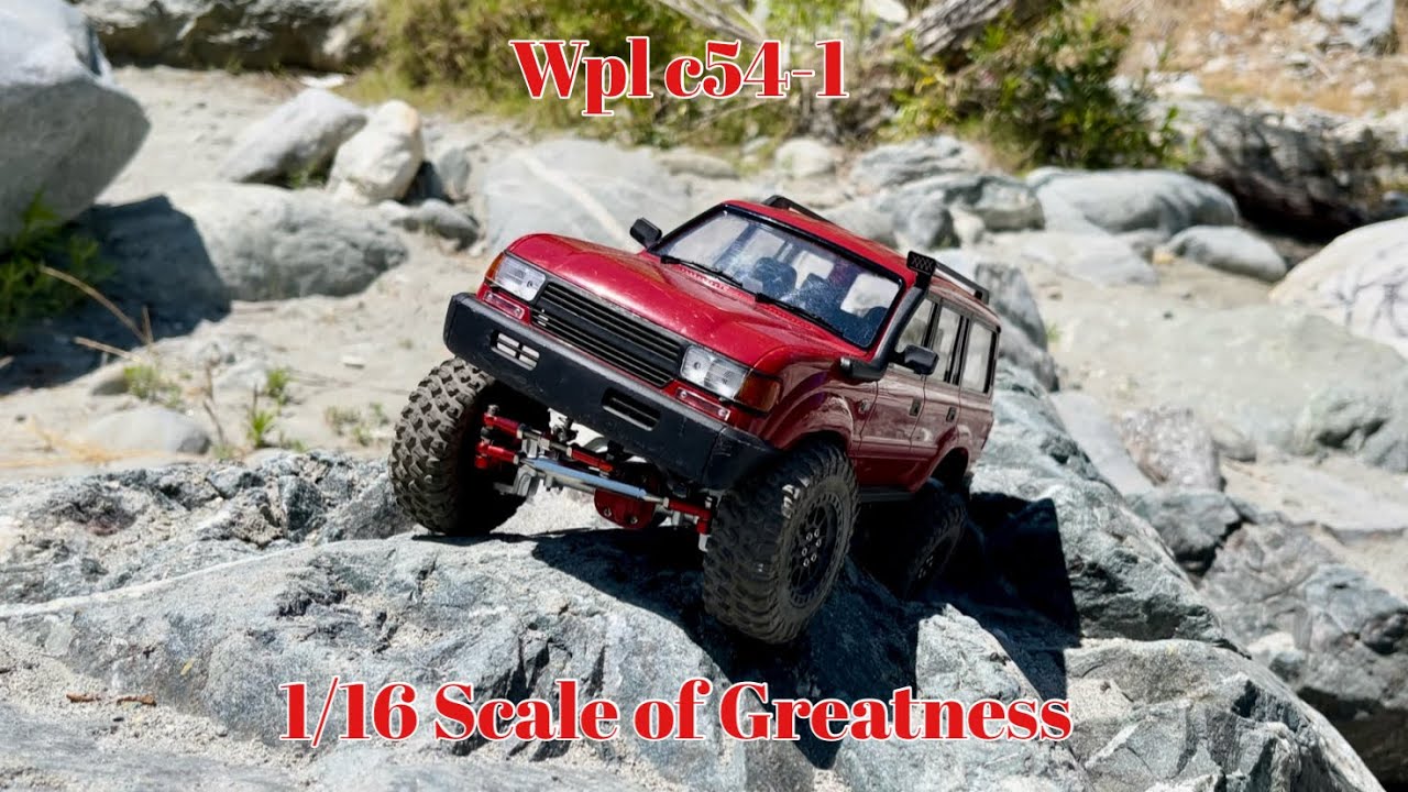 1/16 Wpl C54-1 RC Land Cruiser 80 on an Epic Crawl!!!