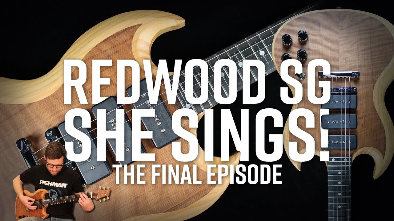Финальная сборка гитары Redwood SG! Она поёт!