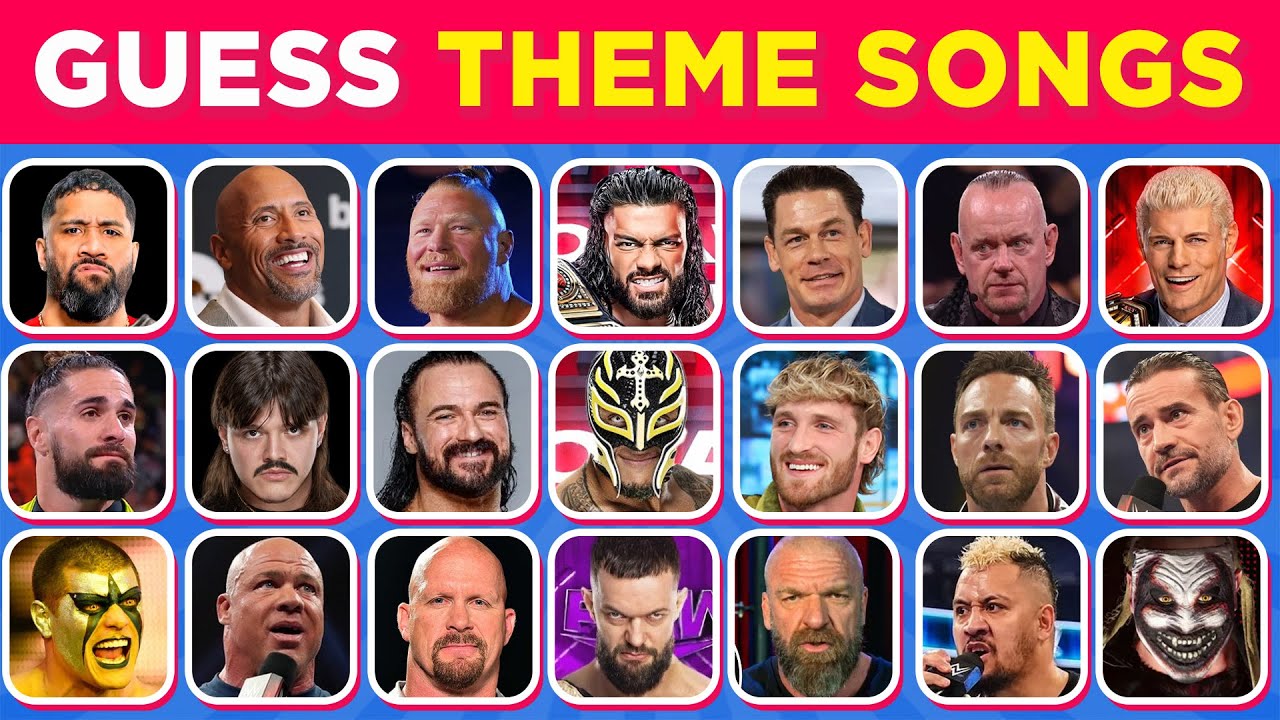 Угадайте 50 лучших песен WWE | Роман Рейнс, Джей Усо, Коди Роудс