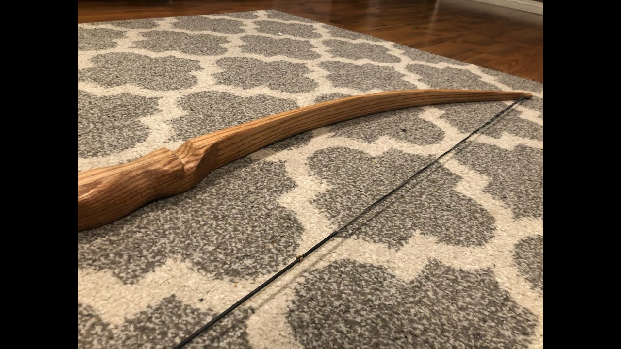 Red Oak Longbow - Making a Hunting Bow