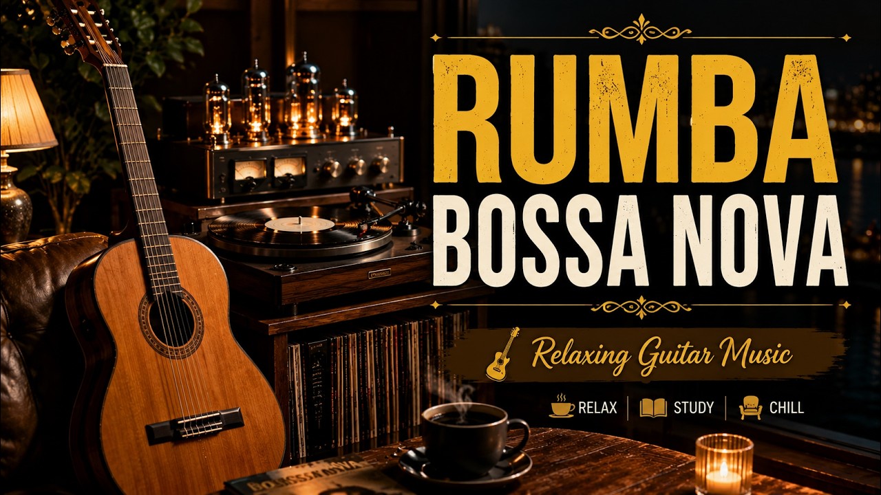 Rumba Nova Bossa | Ho&agrave; Tấu Guitar - Nhạc Thư Gi&atilde;n - Cafe