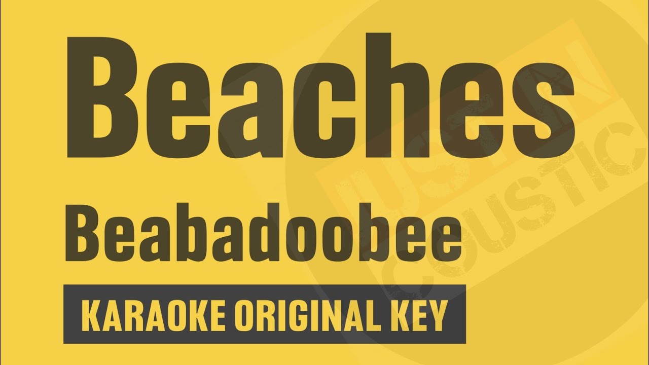 Beabadoobee - Beaches (Karaoke)