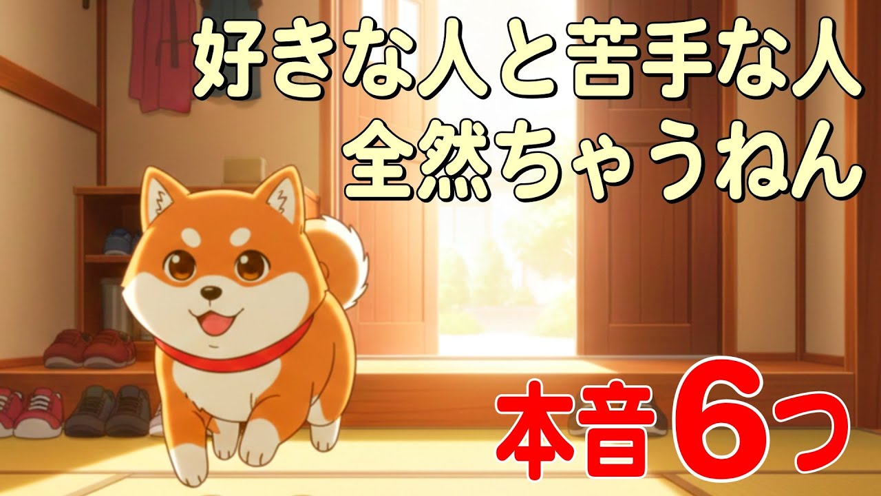 僕が「大嫌いな人」と「大好きな人」に見せる行動の違い｜柴犬の本音6つ