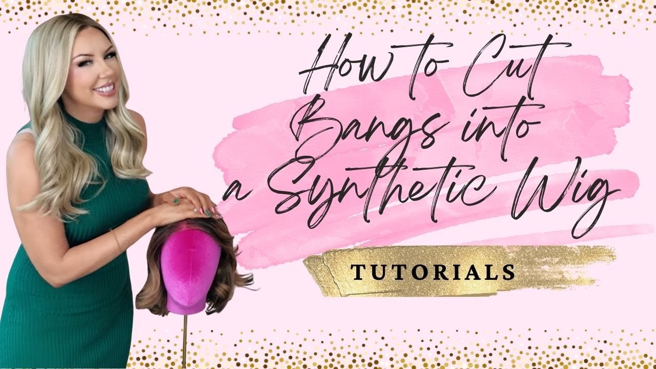 How to Cut Bangs into a Synthetic Wig | Easy Bang Cutting Tutorial for Beginners