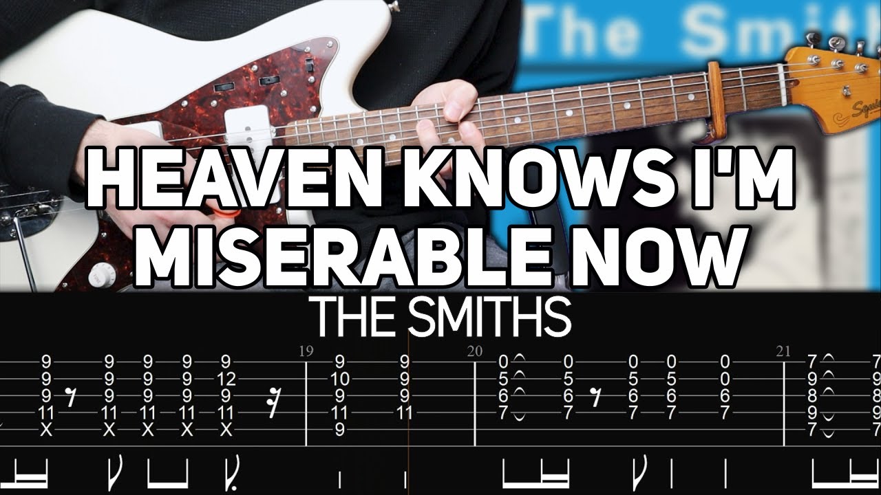 The Smiths - Heaven Knows I'm Miserable Now (Guitar lesson with TAB)