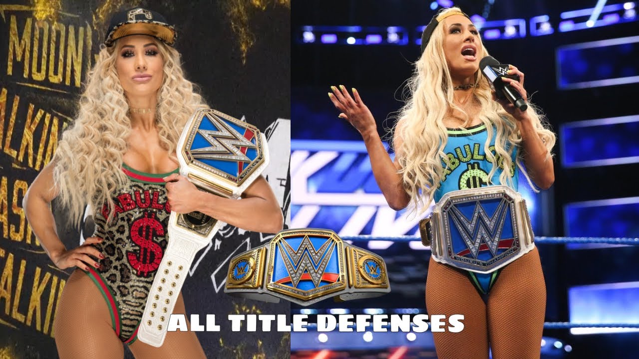CARMELLA'S ALL WWE SMACKDOWN WOMEN'S CHAMPIONSHIP DEFENSES