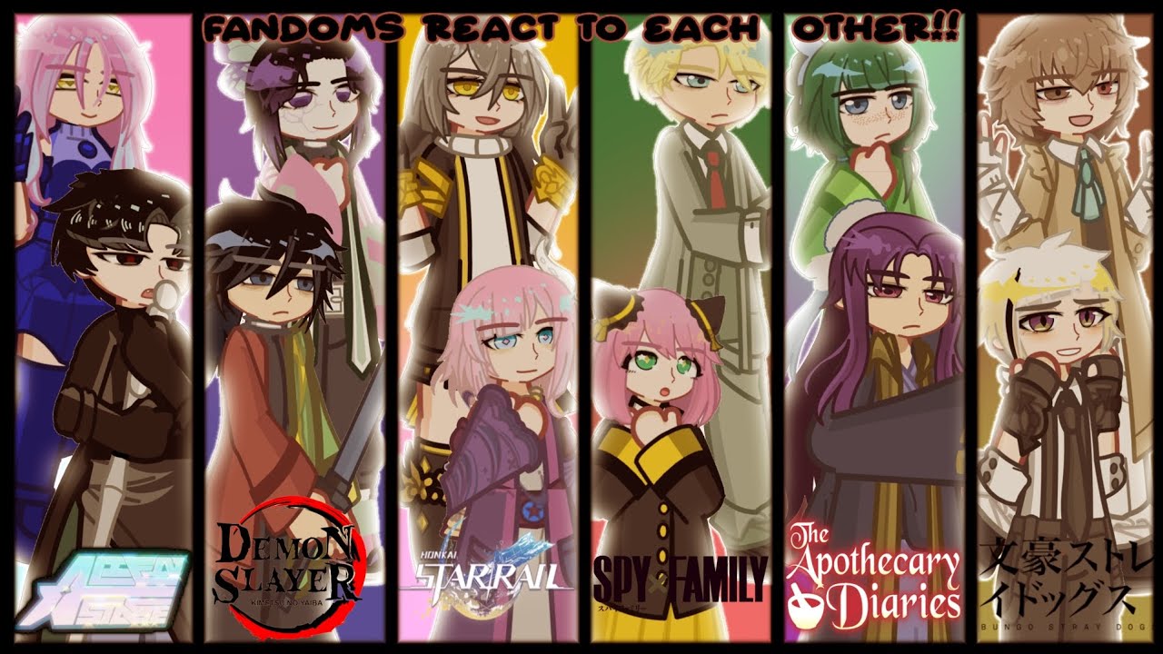 Fandoms react to each other || INTRODUCTION || 2X