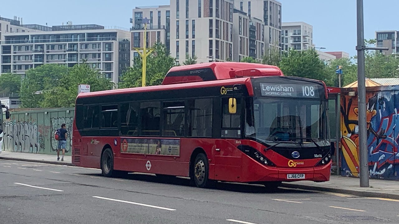 *Transfer + Thrash* | Journey on route 108 | Go-Ahead London SEe16 LJ66CFP | ADL E200 BYD