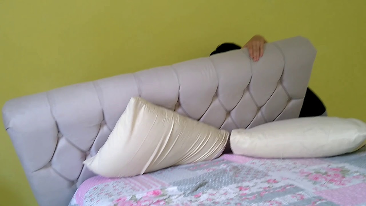 Chegou a cabeceira da minha cama.