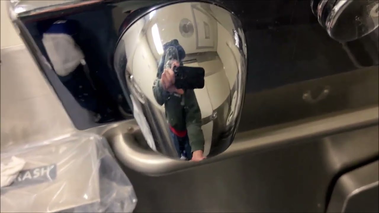 Nova Armor Hand Dryer on an Amtrak Train