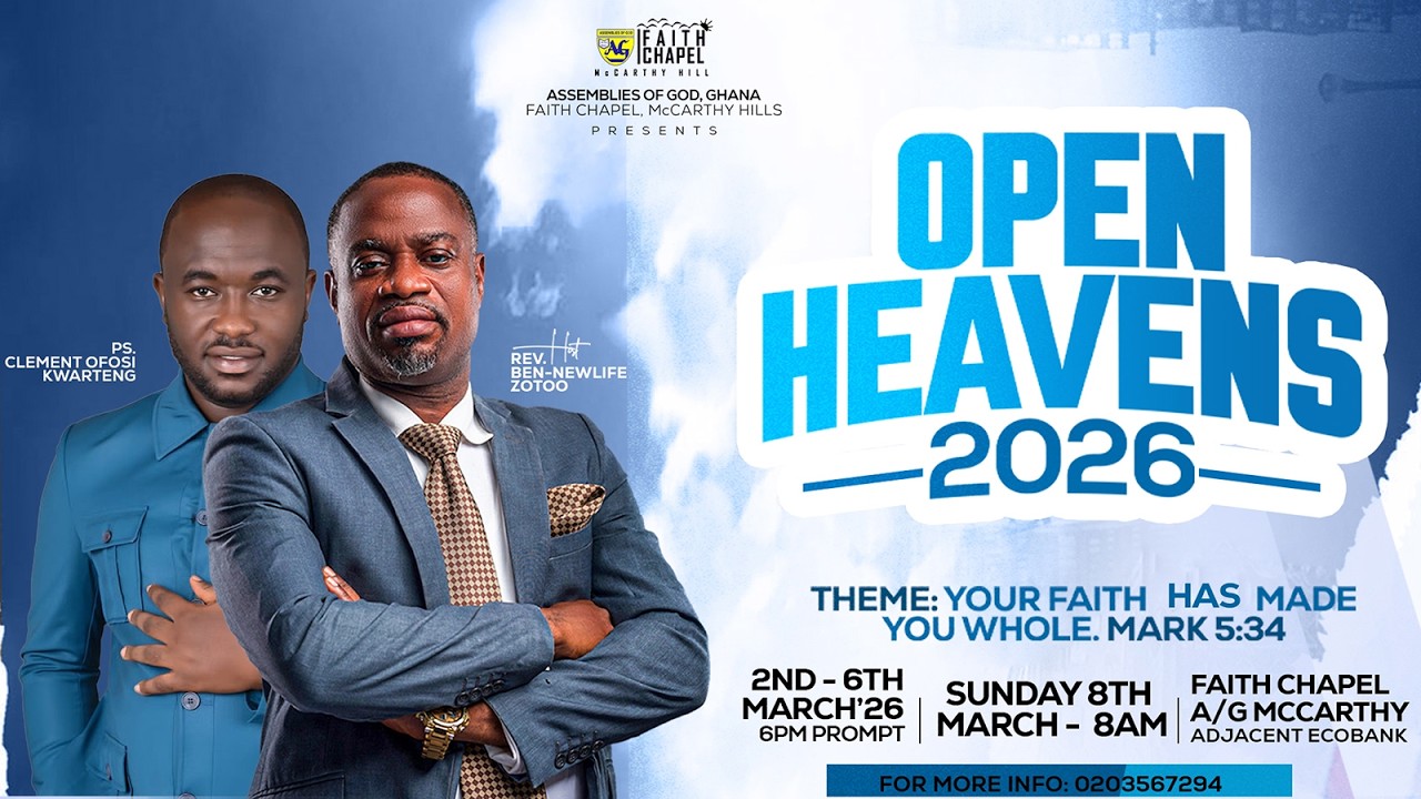 OPEN HEAVENS 2026 || YOUR FAITH HAS MADE YOU WHOLE || DAY 3
