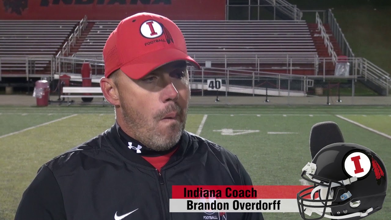Post game interview with  Indiana  Brandon Overdorff  Indiana vs. Laurel Highlands  Oct  18, 2019