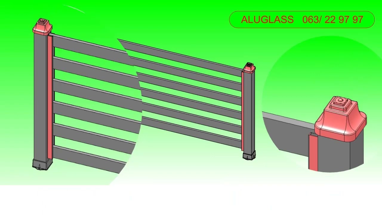 Aluminijumske ograde ALUGLASS