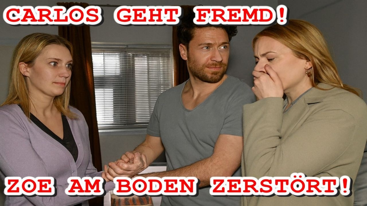 GZSZ: Carlos geht fremd und lässt Zoe mit dem Kind allein!