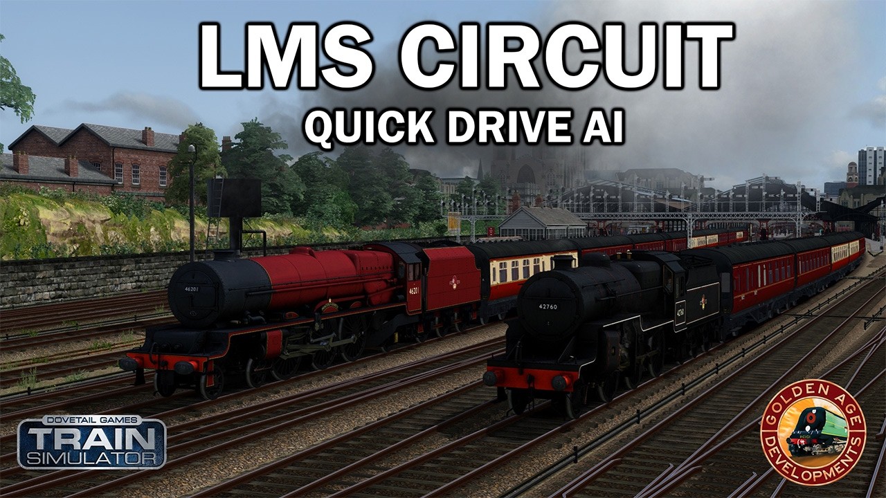Train Simulator | LMS Circuit – Quick Drive AI Demonstration