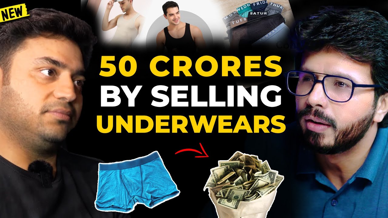 How He Earns 50 CRORES By Selling Underwear - Shocking Startup Story of Freecultr