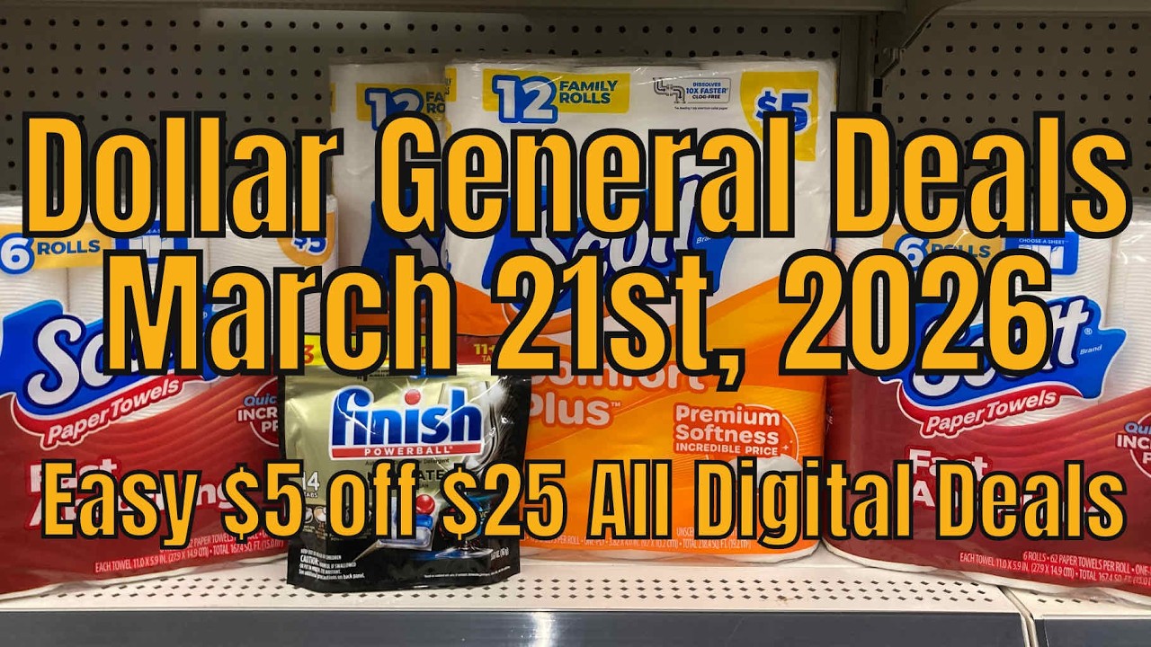 21.03.2026 - В субботу в Dollar General действуют купоны на скидку 5 долларов при покупке на сумм...
