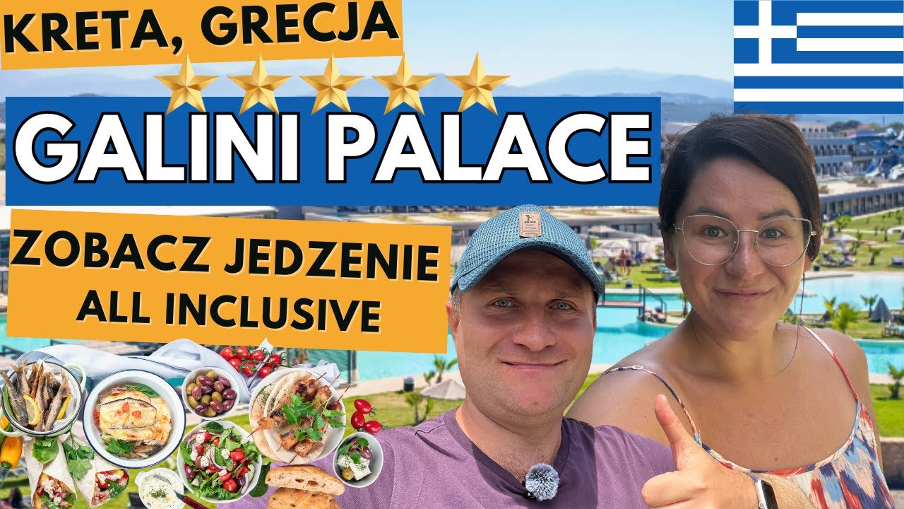 🇬🇷Co zjecie w GALINI PALACE 5⭐️⭐️⭐️⭐️⭐️ Hotel All Inclusive Grecja. Kreta.